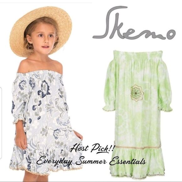 🌟HP🌟 NWT Skemo Girls Mandela Off Shoulder Dress